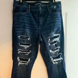 American Eagle ripped jeans